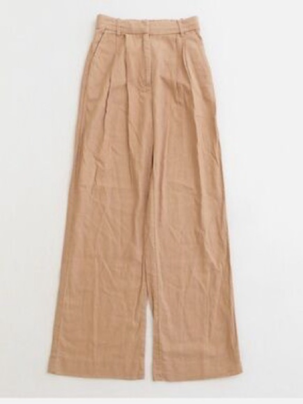 Abercrombie & Fitch Sloane Linen Blend Tan Trousers XS